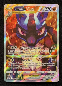 Lucario VSTAR SWSH291 Crown Zenith Promo Pokemon 2023 - Image 1