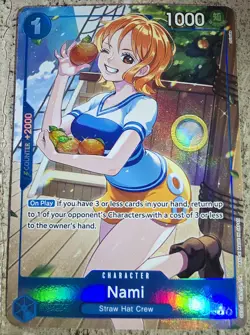 One Piece Nami Alt Art P P-053 Premium Booster The Best Vol. 1 PRB-01 English - Image 1