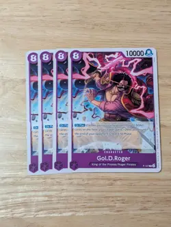 One Piece TCG x4 Gol.D.Roger Promo 107 (OP-PR) - Image 1