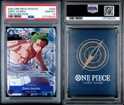 One Piece Zoro Juurou Treasure Rare Card OP-09 Emperors in the New World PSA 10 - Image 3