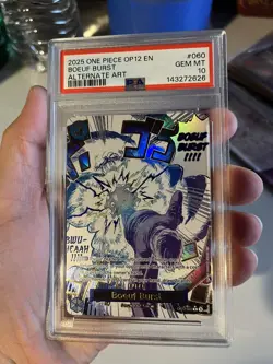 ONE PIECE BOEUF BURST OP12-060 ALT ART LEGACY OF THE MASTER ENGLISH PSA 10 - Image 1
