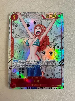 Nami OP01-016 Manga Alt Art ONE PIECE Card The Best Japanese PRB-01 R from Japan - Image 2