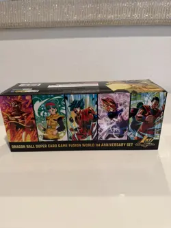 Dragon Ball Super Card Game Fusion World 1st Anniversary Bundle Set Sealed - Image 1