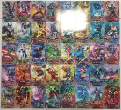 Lot of 40 Japanese Kamen Rider Battle: Ganbarizing Rare Card Set - Image 1