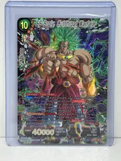 Dragon Ball Z Masters SS Broly Cutthroat Warfare Fearsome Rivals (BT29) SCR Card - Image 1