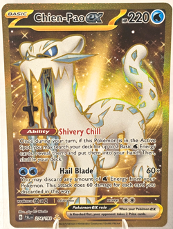 Pokemon Card - Chien-Pao EX (274/193) Sv02: Paldea Evolved Hyper Rare Holo - Image 1