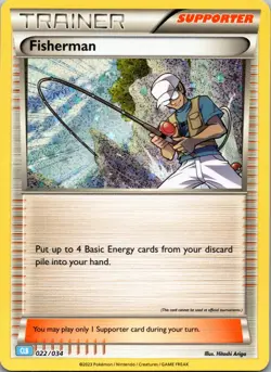 Fisherman Classic Collection Trading Card Game Classic 022/034 NM - Image 1