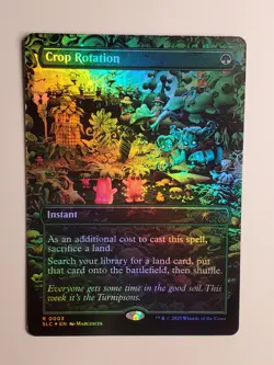 Crop Rotation FOIL - Secret Lair Encyclopedia of Magic MTG NM - Image 1