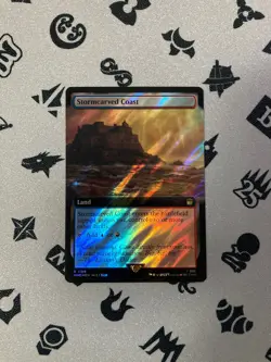Stormcarved Coast - Extended *SURGE FOIL* DOCTOR WHO *NEAR MINT* RARE *MTG - Image 1