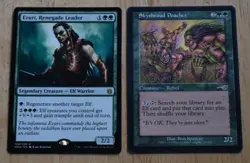 MTG Ezuri, Renegade Leader & Skyshroud Poacher Green Legendary & Rebel Elf - Image 1