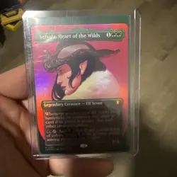Selvala, Heart of the Wilds (Borderless) Commander Masters CMM Foil NM - Image 4