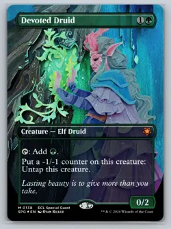 Devoted Druid (Borderless) Special Guests Foil - Image 1