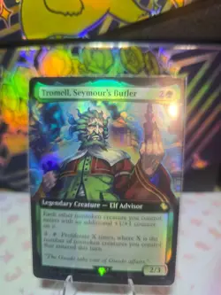 Tromell, Seymour's Butler (Extended Art Foil) - Commander: FINAL FANTASY (FIC) - Image 1