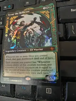 Tyvar the Bellicose (Showcase) Foil, March of the Machine: The Aftermath NM - Image 2