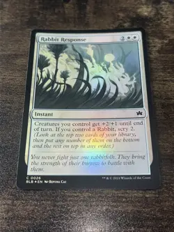 Rabbit Response 0026 Foil Bloomburrow BLB MTG Magic The Gathering S3244* - Image 1