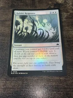 Rabbit Response 0026 Foil Bloomburrow BLB MTG Magic The Gathering S3244* - Image 2