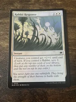 Rabbit Response 0026 Foil Bloomburrow BLB MTG Magic The Gathering S3244* - Image 3
