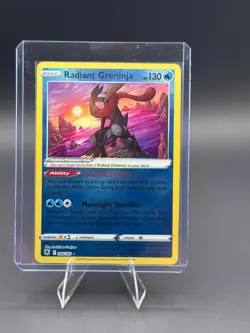 Radiant Greninja Pokemon Astral Radiance 046/189 Radiant Rare Holofoil NM - Image 1
