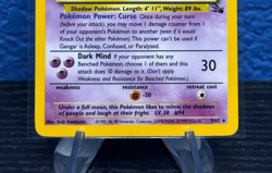 Pokemon TCG Gengar 5/62 Fossil Holo Rare Unlimited English 1999 - LP - Image 4