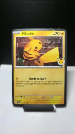 Pikachu TEF 051/162 Pokemon Day 2026 Promo Stamped plus Coin - Image 2