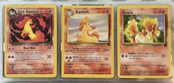 Pokemon TCG Dark Rapidash, Rapidash, Ponyta 1999 Base Set - Image 2