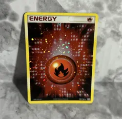 Emerald #102/106 Fire Energy LP Pokemon TCG Free Fast Shipping - Image 2