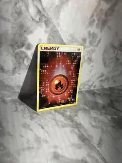 Emerald #102/106 Fire Energy LP Pokemon TCG Free Fast Shipping - Image 4