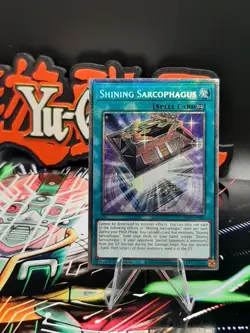 Yu-Gi-Oh! Shining Sarcophagus MP25-EN005 Starlight Rare 1st Ed NM - Image 1