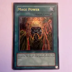 YuGiOh! TCG Mage Power - LON-050 - Ultra Rare - Unlimited Played Labyrinth - Image 1