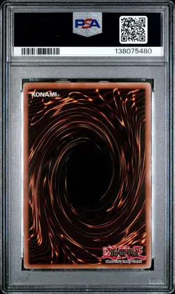 2002 Yu-Gi-Oh! Right Leg Of The Forbidden One LOB Unlimited Ultra Rare PSA 7 - Image 2