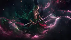 Anime zoro roronoa one piece anime artist Stitched Gaming Mat Desk 21873 - Image 1