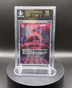 Eustass Captain Kid OP05-074 SP Foil - BGS 10 Black Label POP 15 One Piece J - Image 1