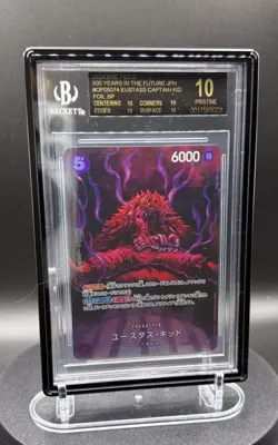 Eustass Captain Kid OP05-074 SP Foil - BGS 10 Black Label POP 15 One Piece J - Image 5