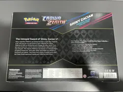 Pokemon TCG - Crown Zenith - Shiny Zacian Premium Figure Collection - NEW/SEALED - Image 3