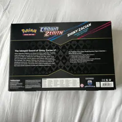 Pokemon TCG - Crown Zenith - Shiny Zacian Premium Figure Collection - NEW/SEALED - Image 2