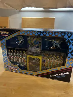 Pokemon TCG Crown Zenith Shiny Zacian Premium Figure Collection - Image 1