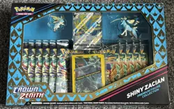 Pokemon TCG - Crown Zenith - Shiny Zacian Premium Figure Collection - NEW/SEALED - Image 1