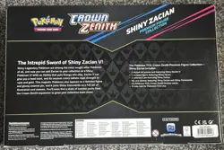 Pokemon TCG - Crown Zenith - Shiny Zacian Premium Figure Collection - NEW/SEALED - Image 2