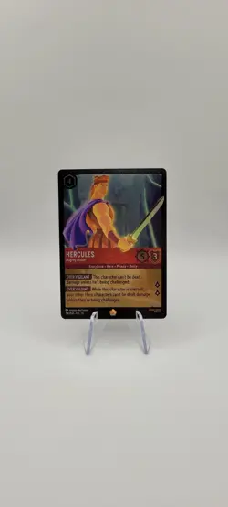 Disney Lorcana TCG: Hercules Mighty Leader 118/204 Foil Card NM - Image 1