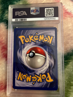 1999 POKEMON BASE SET UNLIMITED #1 ALAKAZAM-HOLO PSA 8 NEAR MINT - Image 2