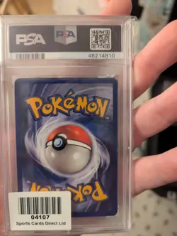 1999 Alakazam Holo Pokemon Card WOTC 1/102 Base Set Psa 8 - Image 2