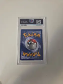 1999 POKEMON BASE SET UNLIMITED #1 ALAKAZAM-HOLO PSA 8 - Image 2