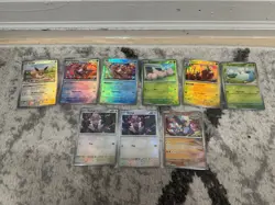 113 Prismatic Evolutions Masterball and Pokeball Reverse Holo Lot EEVEES Pokemon - Image 2