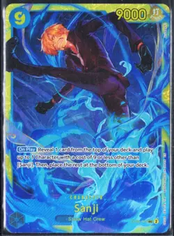 Sanji OP06-119 (SEC) English One Piece Card Game Near Mint/MNT - Image 1