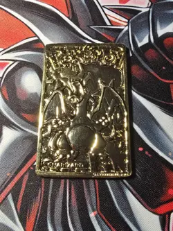 Pokemon Charizard Gold Plated Trading Card 1999 Burger King Limited Edition - Image 1