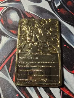 Pokemon Charizard Gold Plated Trading Card 1999 Burger King Limited Edition - Image 4