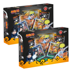 Naruto Mythos 🇬🇧 2x Starter Pack Naruto & Sasuke Konoha Shido Card Game TCG - Image 1