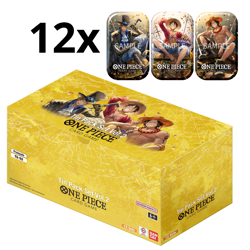 One Piece Display 12x Mini Tin TS-02 TS02 TS2 Pack Set Vol.2 24x OP-13 OP13 Card - Image 1
