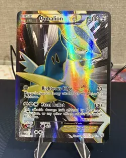 Cobalion EX (133 Full Art) 133/135 Plasma Storm Holo (Pokemon Card) - Image 1