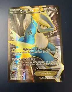 Cobalion EX (133 Full Art) 133/135 Plasma Storm Holo (Pokemon Card) - Image 3